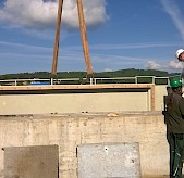 Rekonstrukce rychlozávěru v malé vodní elektrárně Kníničky v Brně