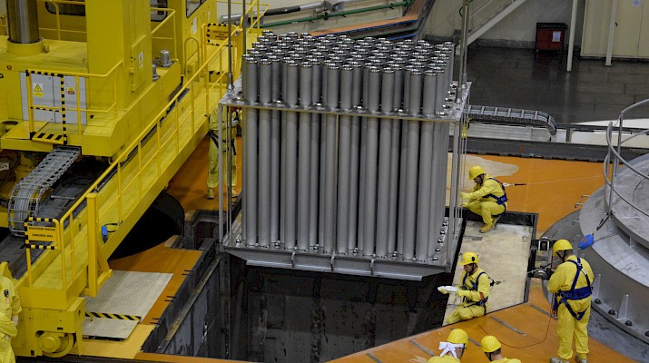Výroba rezervních skladovacích mříží pro ozářené jaderné palivo