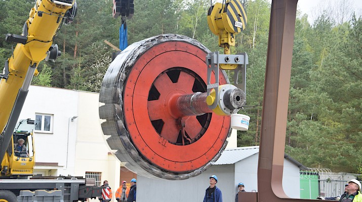 Generální oprava kompletního turbosoustrojí vodní elektrárny Hněvkovice