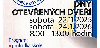 Den otevřených dveří SOŠ a SOU Hněvkovice