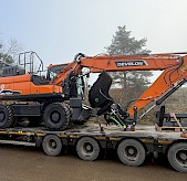 Nové kolové rypadlo rozšiřuje možnosti stavební údržby v Dukovanech