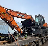 Nové kolové rypadlo rozšiřuje možnosti stavební údržby v Dukovanech