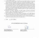Upozornění na práva v souvislosti s projektem rozdělení odštěpením sloučením mezi Škoda JS a.s. a ČEZ ENERGOSERVIS spol. s r.o.